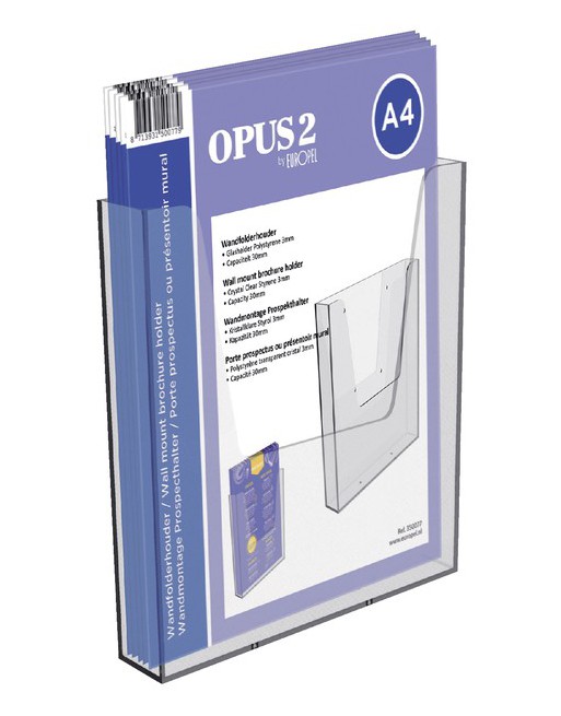 Folderhouder OPUS 2 wand A4...