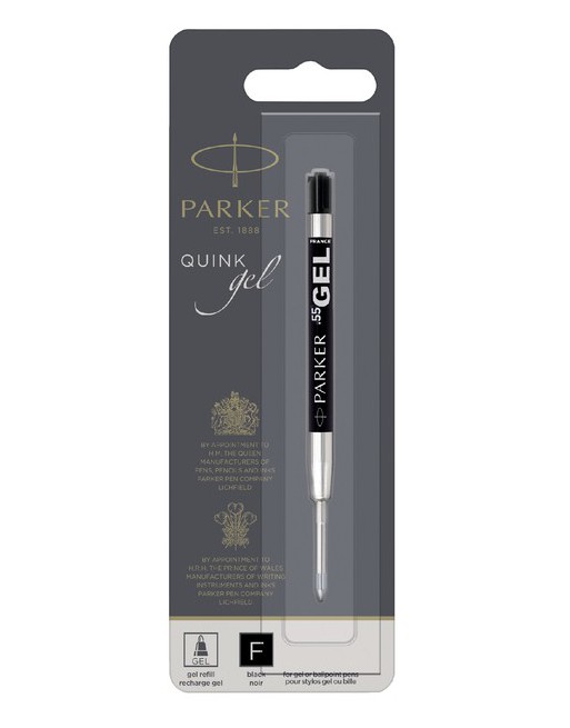 Gelpenvulling Parker F zwart