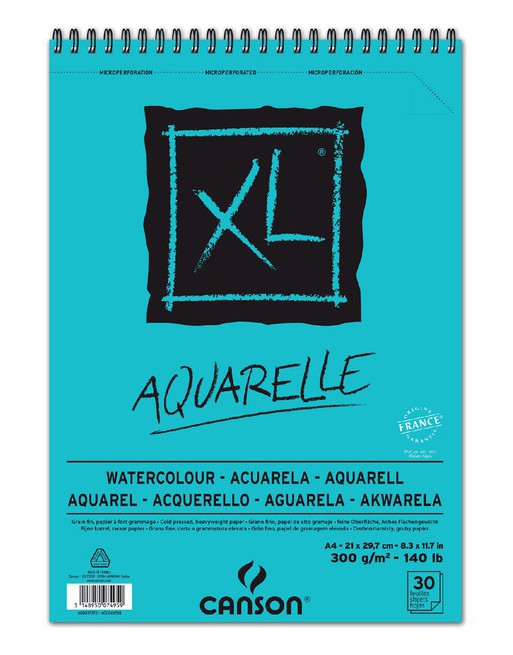 Aquarelblok Canson XL A4...