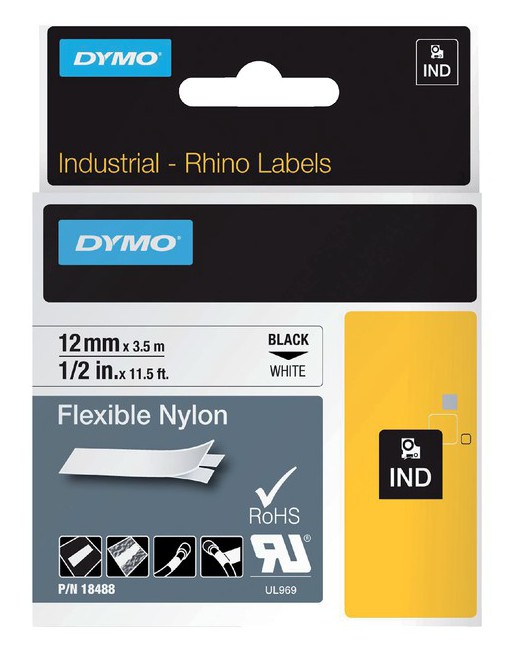 Labeltape Dymo Rhino 18488...